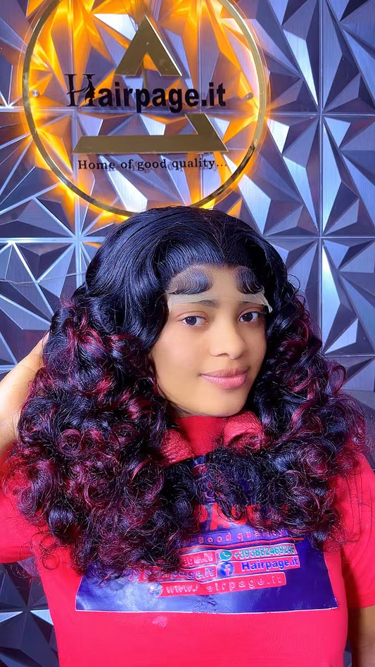 5x5 Glueless Layers  Bouncy Curls 22c