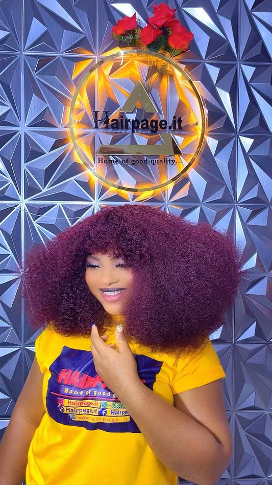 💋Comb Out Pixel Curls Fringe B