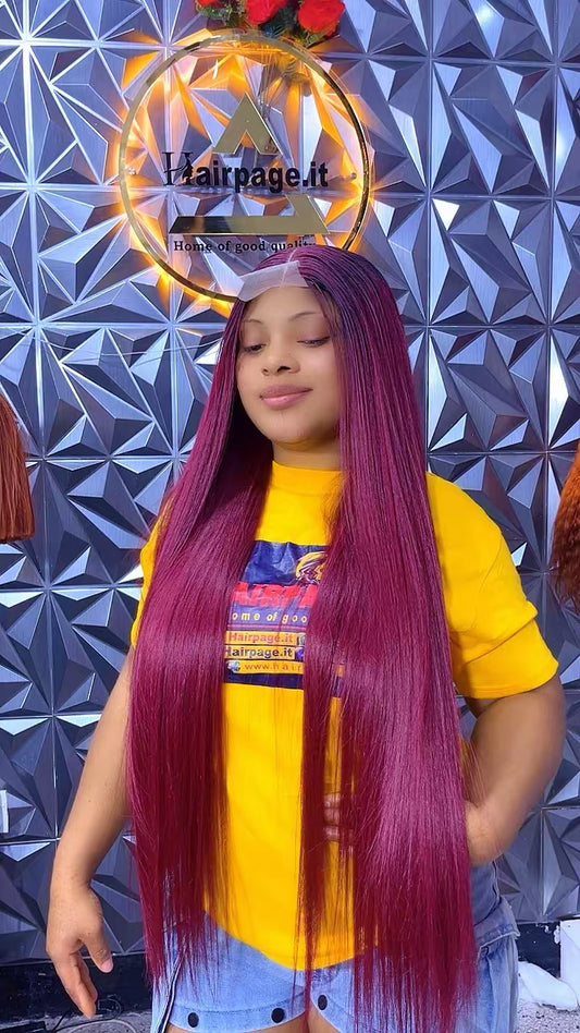 36" Bone Straight look Alike Blend a