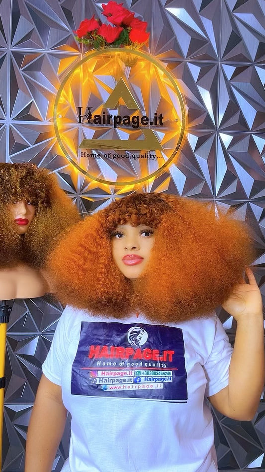 👑Comb Out -Pixel Curls Fringe 16"g