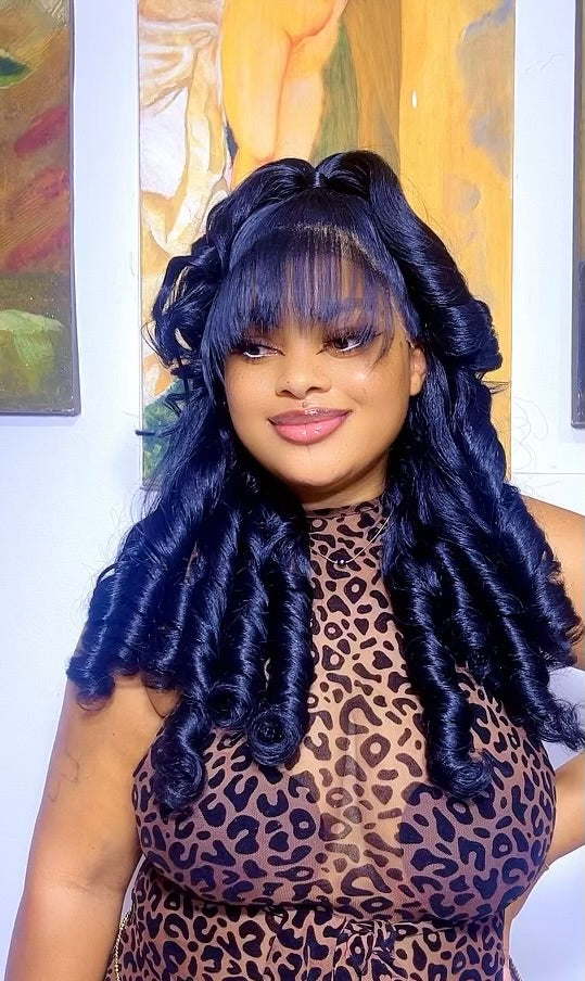 Bouncy Hair In Fringe 💚
