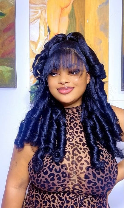 Bouncy Hair In Fringe 💚