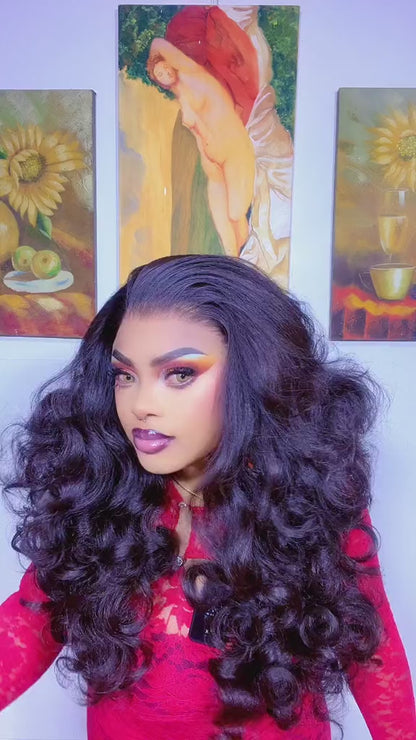 24" Bouncy Hair 1b